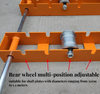 Industrial Cable Rack Cable Roller Stand w/Foldable Steel Base TangleFree System