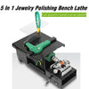 1950W Gem Jewelry Rock Cutting Bench Lathe Table Saw Punching Polisher Machine
