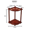 Pool Cue Rack Solid Wood Pool Stick Holder Floor Stand Holds 8 Pool Billiard Cue