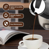 9Cups Stovetop Espresso Moka Pot Percolator Coffee Maker Stainless Steel w/Stove