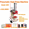 10*10 Pneumatic Heat Press Machine Digital Sublimation Transfer T-Shirt Bag DIY