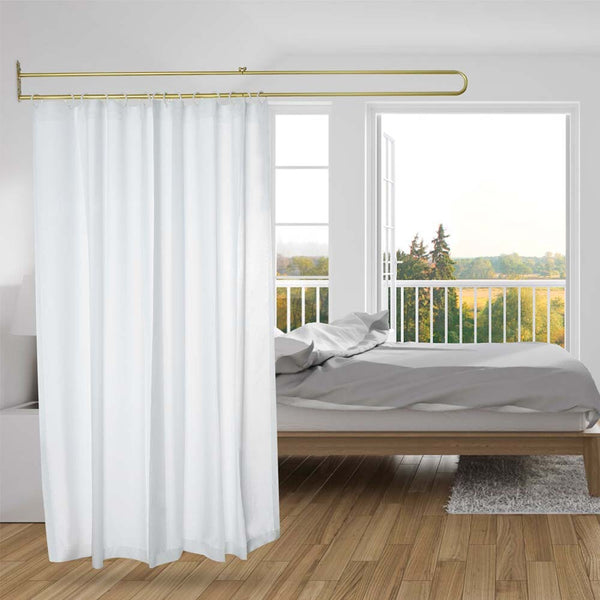 200cm Room Divider Panel Privacy Screen Partition Divider Salon Beauty Spa+Pole