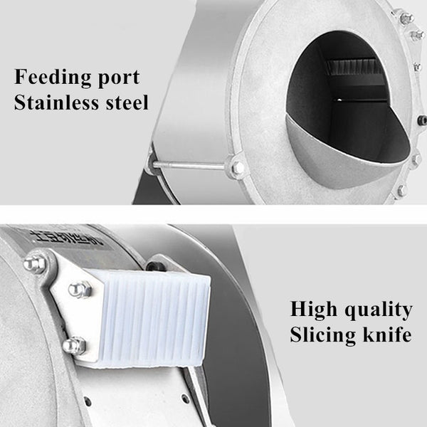 Potato Slicing Machine Electric Vegetable Cutter 2.5mm Shredder Machine 900RPM