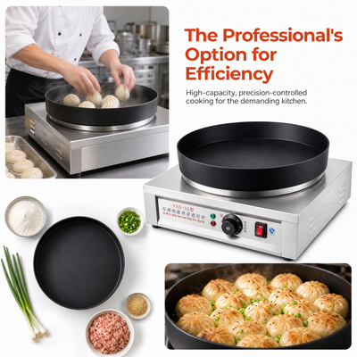 Dumpling Frying Pan Shengjian Bao Frying Automatic Electric Pot PasteMachine