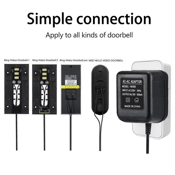 For Ring video Doorbell Power Supply Adapter Charger Transformer 10M AU plug