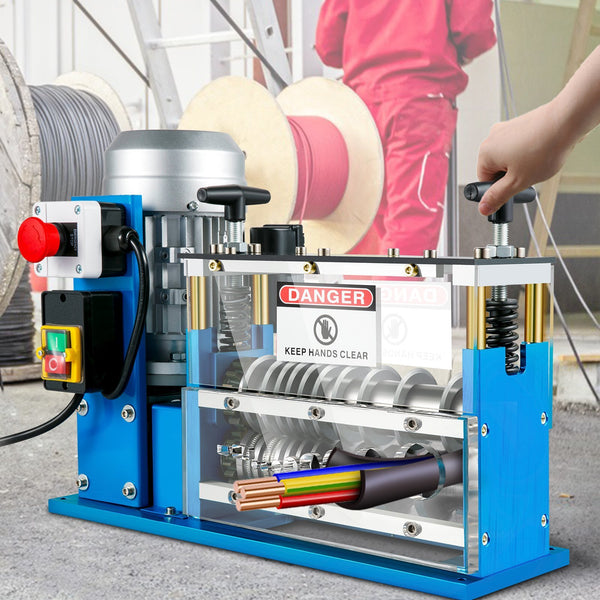 370W Electric Wire Stripping Machine Copper Cable Stripper 1.5-38 mm