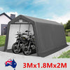 Outdoor Storage Shelter Shed 3x1.8x2M Portable Canopy Carport Garage Waterproof