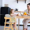 Wooden High Chair for Toddlers Teens Learning Chair Grows with Kid for Dining