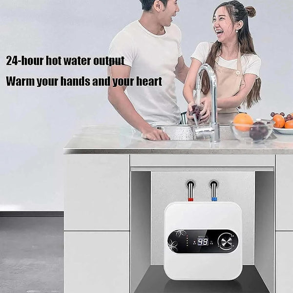 1500W Electric Mini-Tank Water Heater 15L Hot Water System Under Sink Water Tank