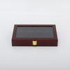 8 Slots Lighter Storage Box Wood Lighter Display Dustproof Case Fashion Gift