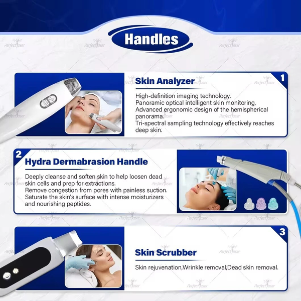 15 In 1 Hydra Dermabrasion Water Hydro Deep Cleansing Facial Skin Care Machine