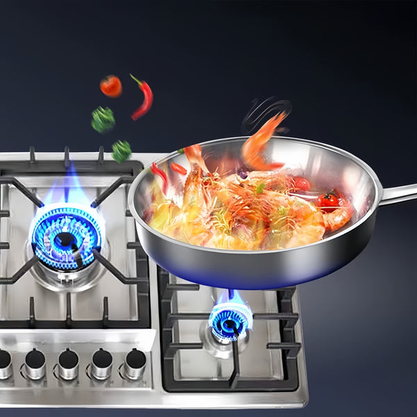 5 Burner Gas Cooktop Stove Konbs Kitchen Cooker Stainless Steel NG/LPG 86cm AU