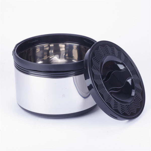 Stainless Steel Hot Cold Food Insulated Casserole Hot Pot Set of 3 (2.5L,5L,8L)