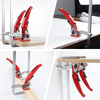 4x Ratchet Table Clamp Quick Release Track Saw Clamps for MFT/Guide Rail System