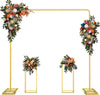 3x Metal Wedding Arch Backdrop Stand Wedding Ceremony Flower Holder Frame AU