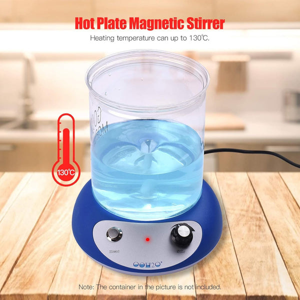 Magnetic Stirrer Stainless Steel Magnetic Mixer Heating Stirring Machine AU