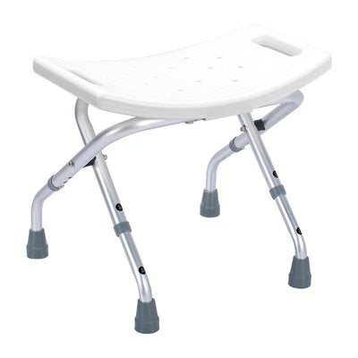 Foldable Shower Chair Height Adjustable Medical Bath Seat Bathroom Safety Assist