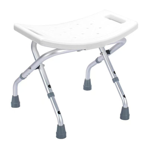 Foldable Shower Chair Height Adjustable Medical Bath Seat Bathroom Safety Assist