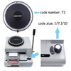 PVC Card Embosser Machine 72-Character Stamping Embossing For Bank/Office/Mall