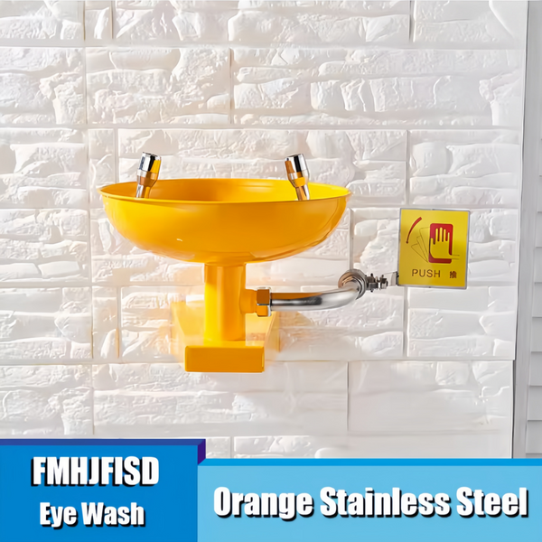 Eye Wash Station Wall Mounted Eyewash Station Emergency Eye Face Washing Station