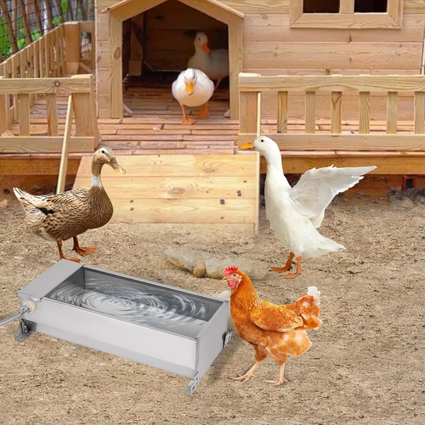 Automatic Livestock Water Trough 7.5L Animal Drinking Water Bowl Dispenser Large