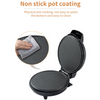 Electric Ice Cream Egg Waffle Cone Maker Machine 10'' With Cone Roller Nonstick
