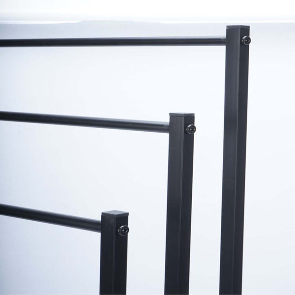 Metal Towel Rack Bathroom Freestanding Drying Shelf Storage Shower Caddy Rack