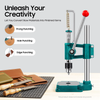 0.5-13mm Leather Hole Puncher Manual Embossing Punch Machine Leather Craft Tool