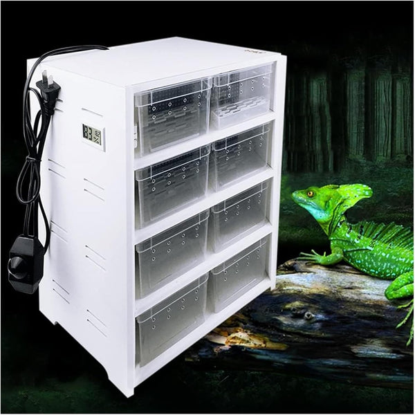 Reptile Breeding Box 8 Compartment Reptile Cabinet for Snake Gecko Lizard AU