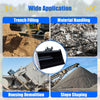 600mm Flat Tooth Backhoe Bucket Attachment Plain Mud Bucket Grading Attachment