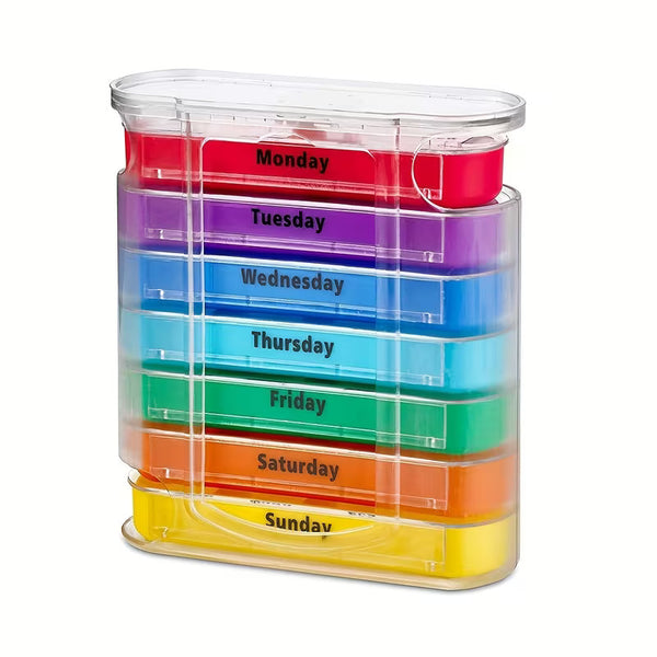 Weekly Daily Pill Box Organiser Tablet Medicine Holder Storage Dispenser 7 Days