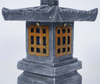 Decor Pagoda Lantern Outdoor Statue Handcast Polyresin Garden Statue