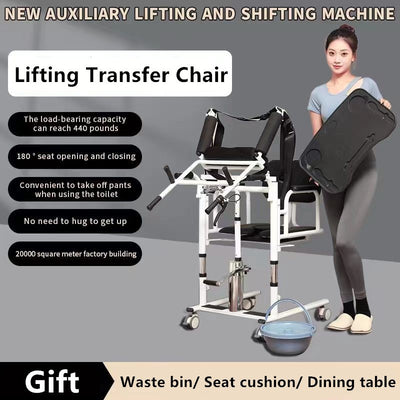 Transfer Wheelchair Hydraulic Lifting Elderly Care Chair Lift Transfer Machine