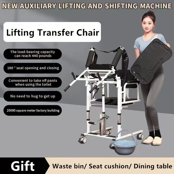 Transfer Wheelchair Hydraulic Lifting Elderly Care Chair Lift Transfer Machine