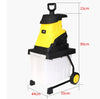 2500W Electric Wood Chipper Crushing Impact Shredder Garden Mulcher On Wheels AU