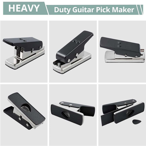 Guitar Pick Maker Punch Tool DIY Maker Hole Punch Plastic Card Cutter Machine