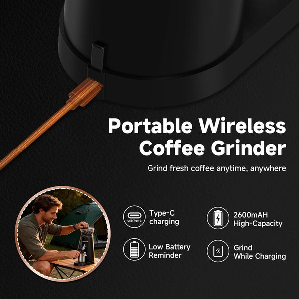 Electric Coffee Grinder For Drip French Press Espresso with 60 Grind Settings AU