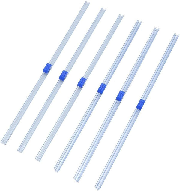 6 Pcs Slide Cutter 12.9 Inches Replacements for Plastic Food Wrap Self Adhesive