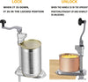 Commercial Can Opener Heavy Duty Manual Table Can Opener with Plated Steel Base