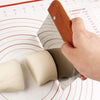Dough Bench Scraper Stainless Steel Wooden Handle Cake Slicer Pastry Cutter AU