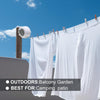 Double Retractable Washing Lines Heavy Duty Clothes Line Indoor Outdoor 30M Long