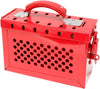 Padlock Group Lockbox Lockout Tagout Box Security 13 Guage with 5 Loto Locks AU