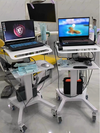Medical Dental Lab Trolley Cart Intraoral Scanner Mobile Cart Clinic Laptop Rack