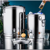 Stainless Steel Insulated Barrel Beverage Dispenser with Spigot Keep Hot Cold