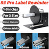 R3pro Automatic Label Rewinder Two-way Labeling Machine Barcode Label Rewinder