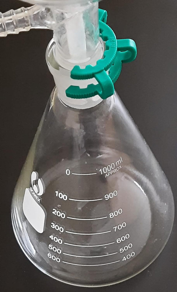 1000ml Glass Vacuum Suction Filter 350ml Buchner Funnel Kit Conical Flask Lab AU