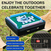 Automatic Mahjong Table Portable Mahjong Table 144 Magnetic Tiles Outdoor & Home