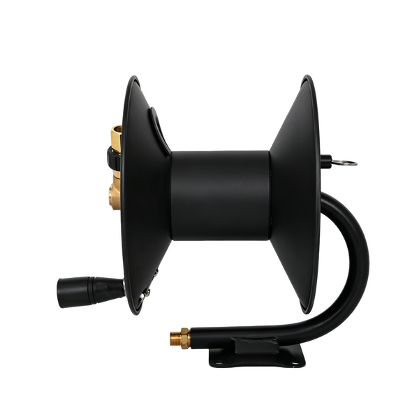 15m High Pressure Hose Reel Manual Crank Steel Reel with M22 3/8'' Fitting AU
