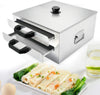 Cantonese Rice Noodle Rolls Machine,Double-layer Steamer Vermicelli Roll Steamer