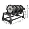 4 Clamp Pipe Fusion Welder HDPE PPR Plastic Welding Butt Fusion Machine 63-200mm